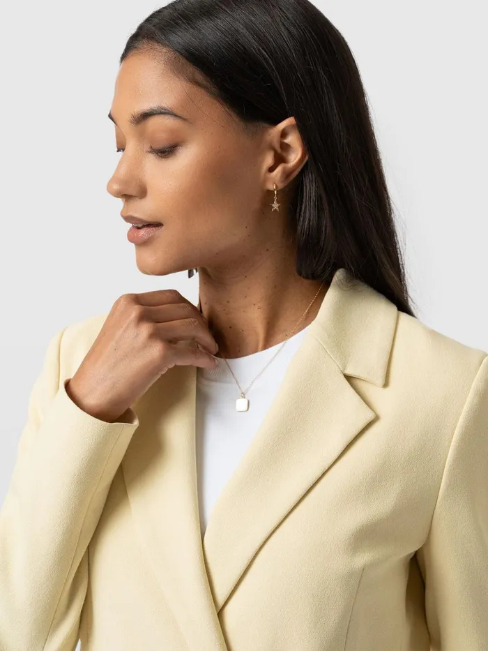 Saint And Sofia Blazers Women Carmen Blazer 8211 Yellow Yellow