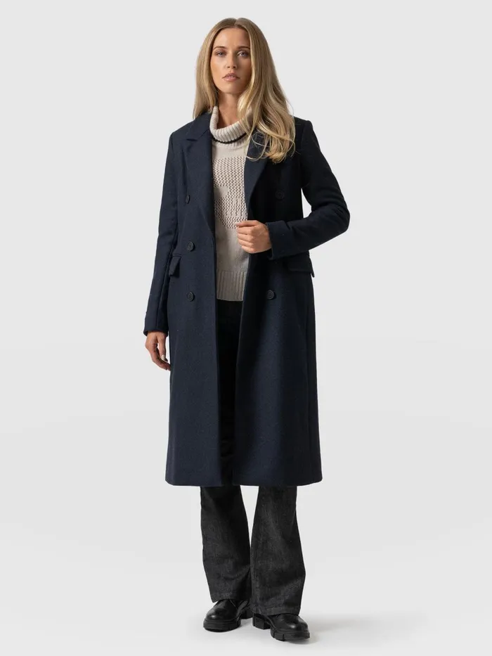 Saint And Sofia Coats and Jackets Women Cambridge Coat 8211 Navy Chevron Navy Chevron Saint And Sofia Coats and Jackets Women Cambridge Coat 8211 Navy Chevron Navy Chevron