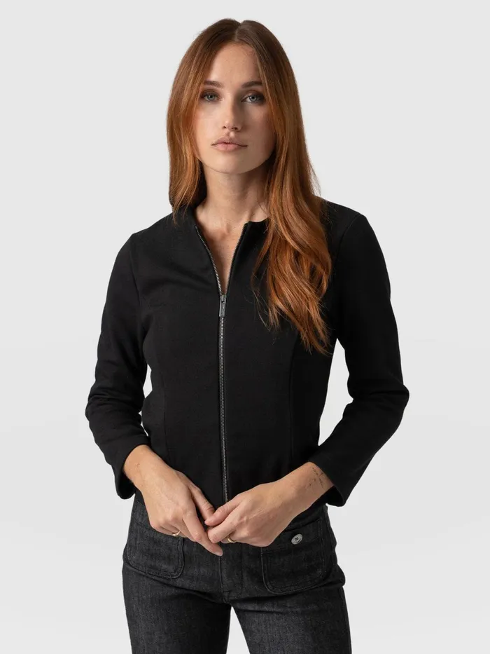 Saint And Sofia Coats and Jackets Women Florence Jacket 8211 Black Black