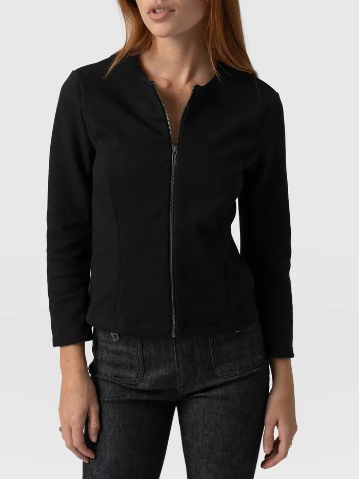 Saint And Sofia Coats and Jackets Women Florence Jacket 8211 Black Black