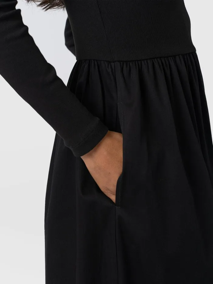 Saint And Sofia Dresses Women Ivy Full Skirt Dress 8211 Black Black