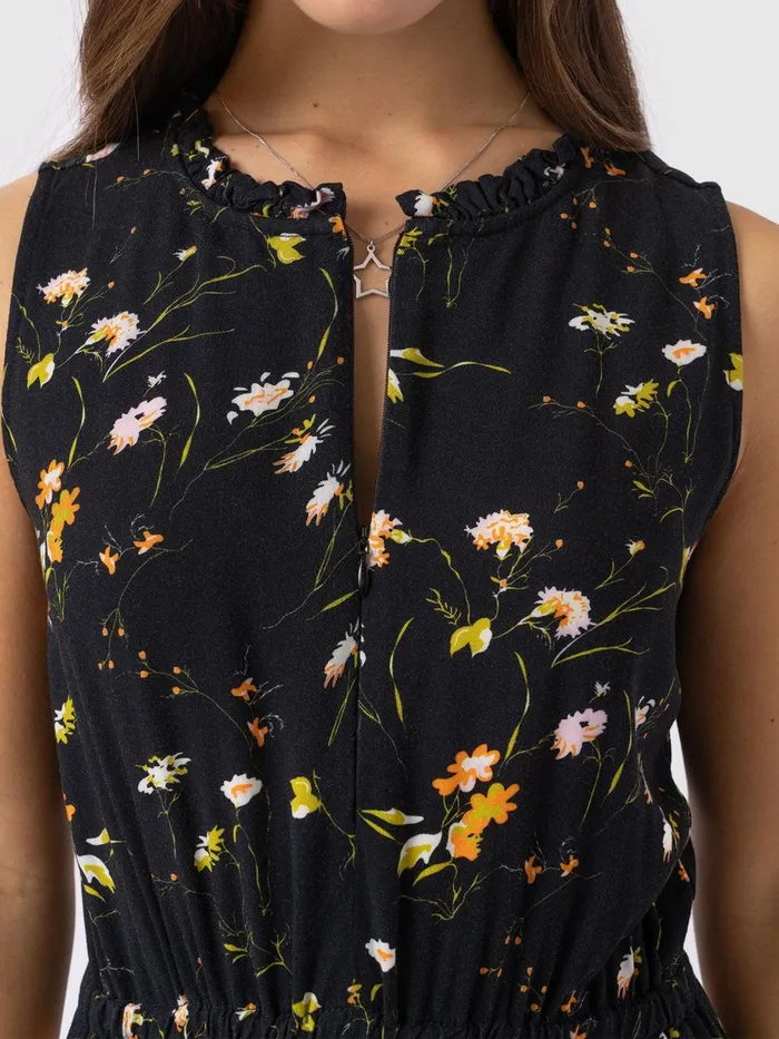 Saint And Sofia Dresses Women Orla Dress 8211 Black Floral Black Floral