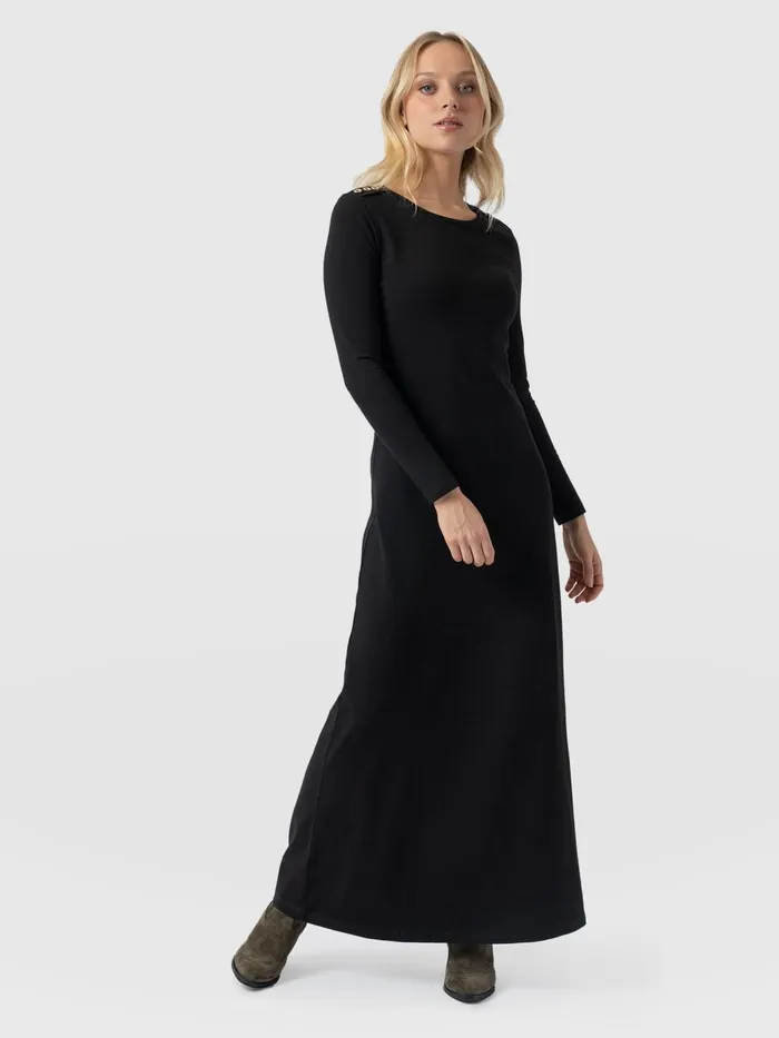 Saint And Sofia Dresses Women Runway Maxi Dress 8211 Black Black