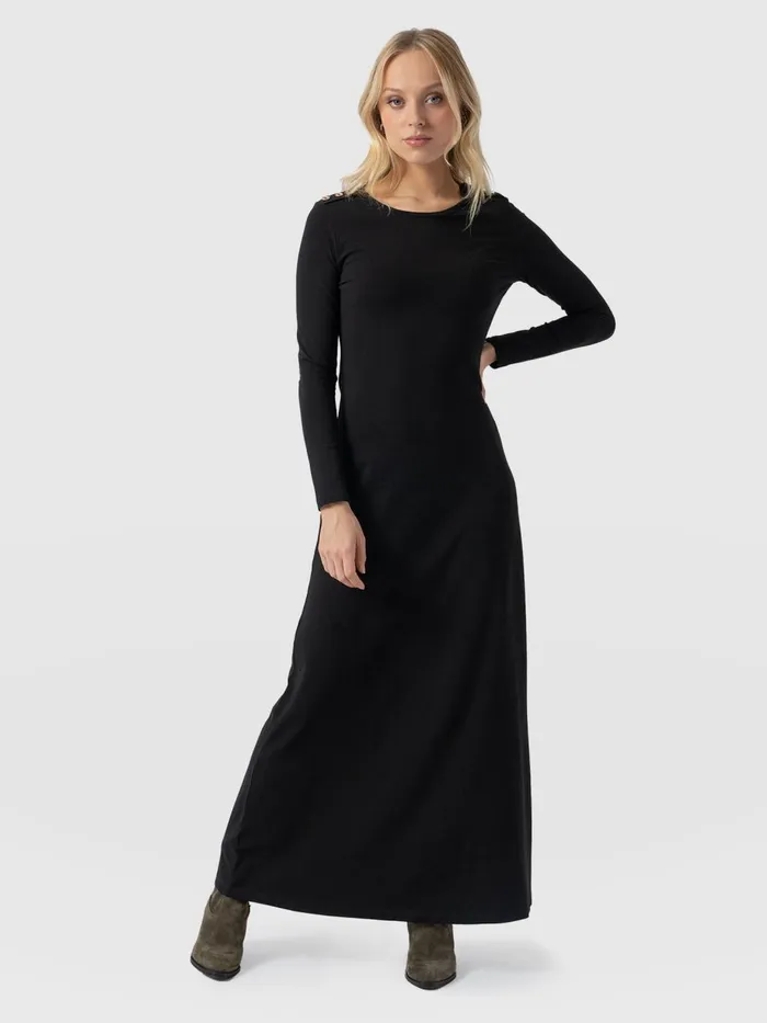 Saint And Sofia Dresses Women Runway Maxi Dress 8211 Black Black