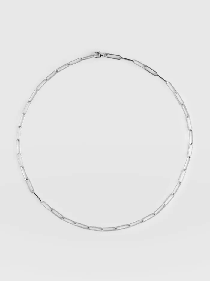 Saint And Sofia Necklaces Women Link Chain Necklace 8211 Silver Silver