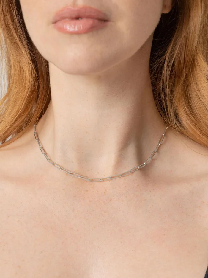 Saint And Sofia Necklaces Women Link Chain Necklace 8211 Silver Silver