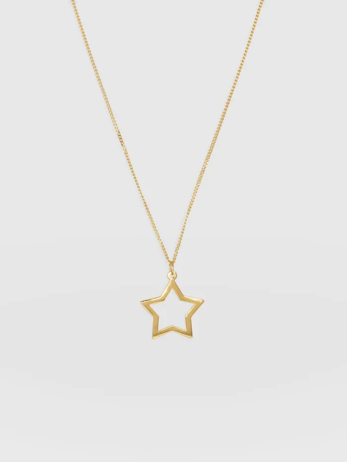 Saint And Sofia Necklaces Women Star Necklace 8211 Gold Gold