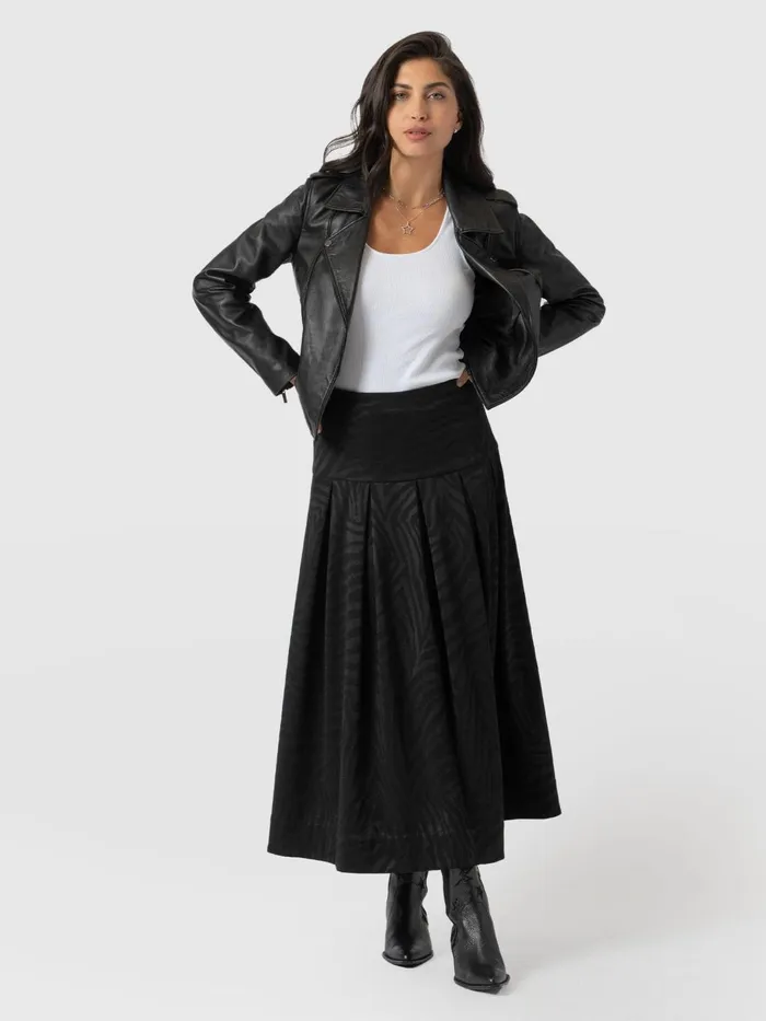 Saint And Sofia Skirts Women Everly Pleated Skirt 8211 Black Zebra Black Zebra Saint And Sofia Skirts Women Everly Pleated Skirt 8211 Black Zebra Black Zebra