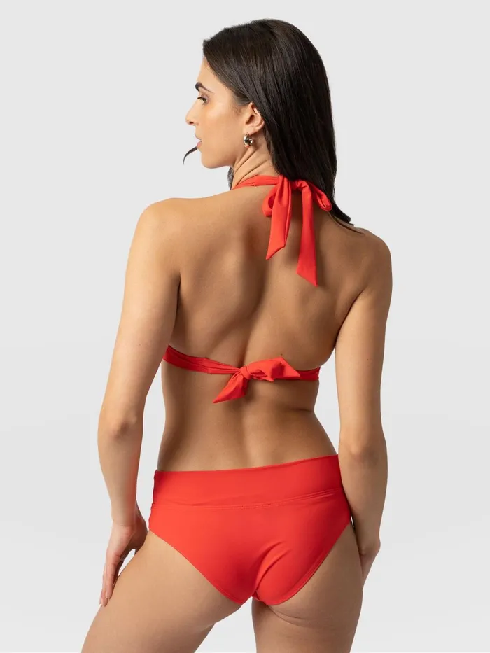 Saint And Sofia Swimwear Women Kyra Bikini Top 8211 Red Red