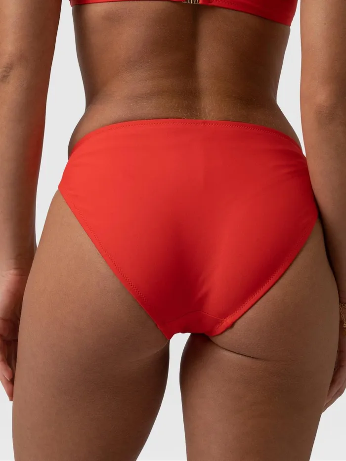 Saint And Sofia Swimwear Women Skye Hipster Bikini Bottom 8211 Red Red