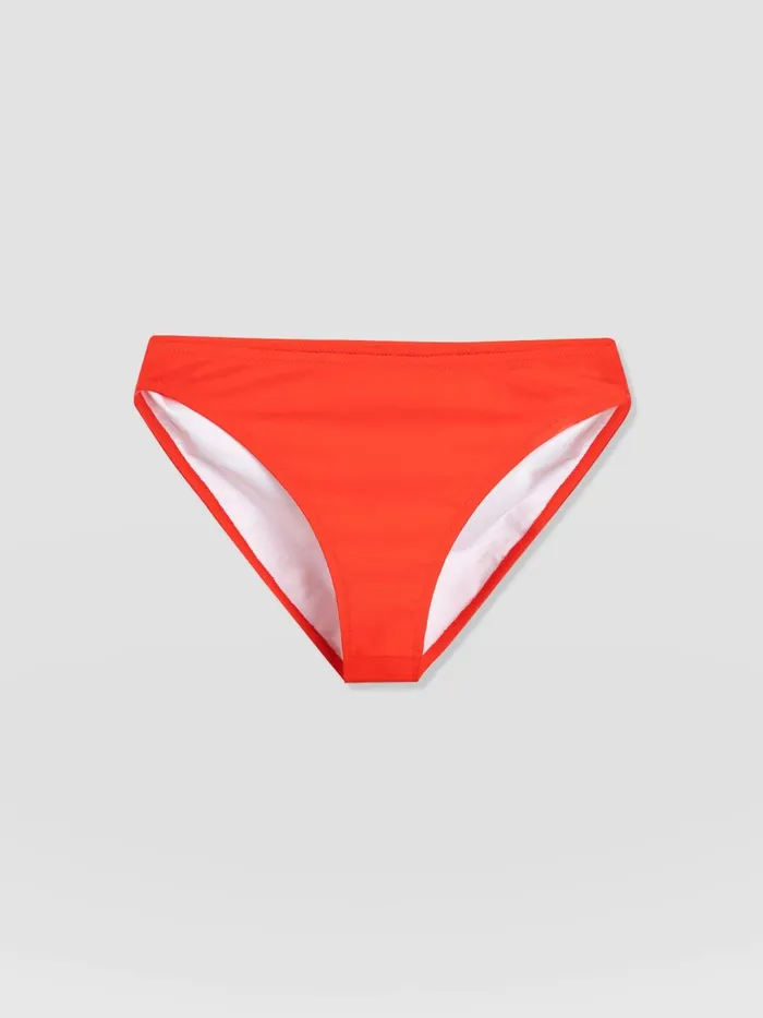 Saint And Sofia Swimwear Women Skye Hipster Bikini Bottom 8211 Red Red