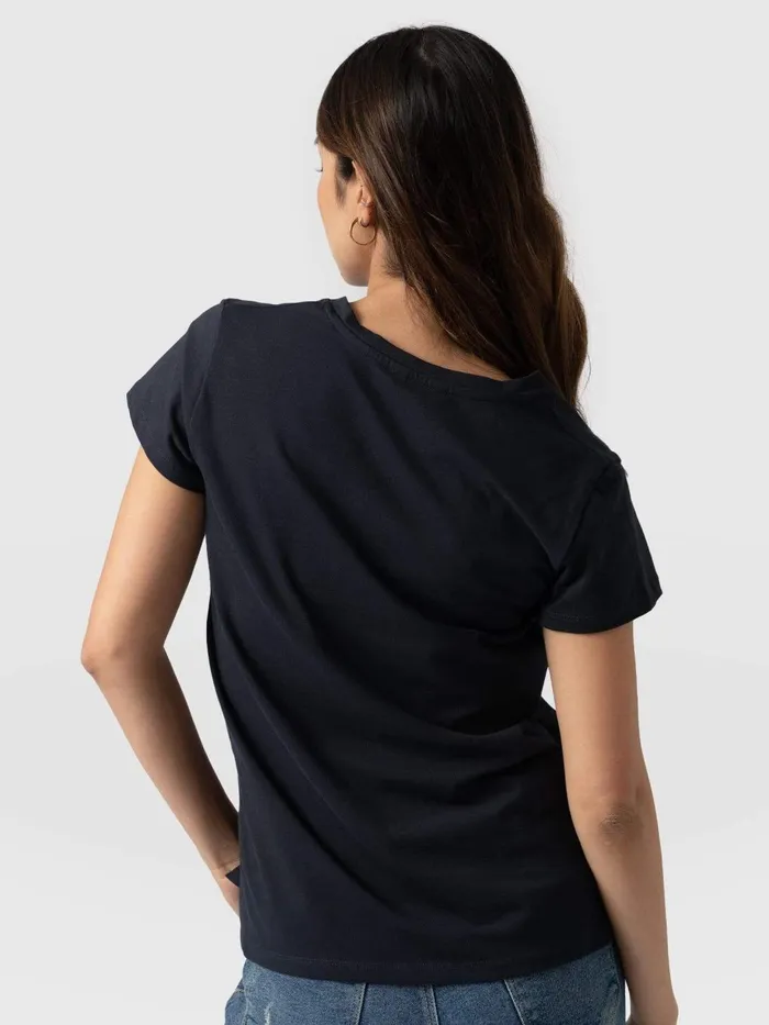 Saint And Sofia TShirts and Tanks Women Apartment Tee 8211 Navy Navy