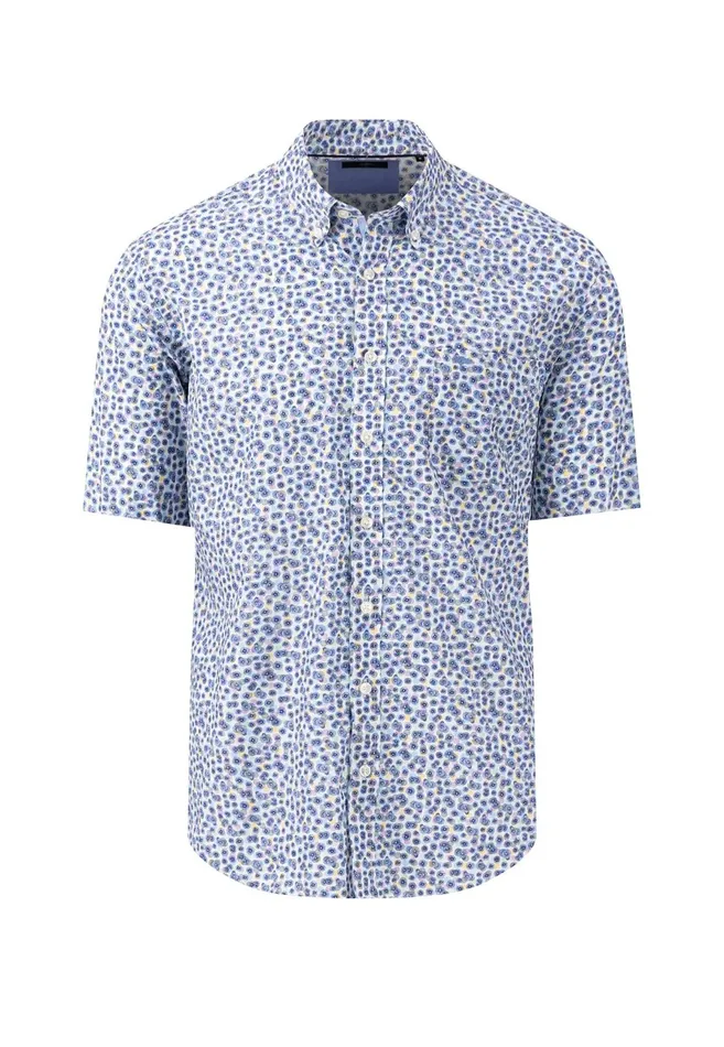 Sale Men FYNCHHATTON Light Halbar Shirt With A Minimal Print Dusty Lavendernavysummer Breezecrystal Bluedusty Olive Sale Men FYNCHHATTON Light Halbar Shirt With A Minimal Print Dusty Lavendernavysummer Breezecrystal Bluedusty Olive