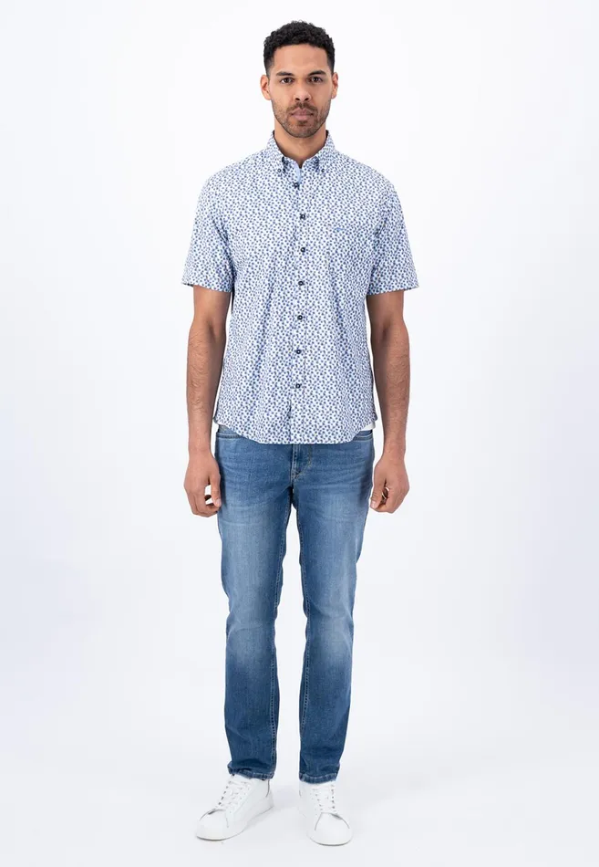 Sale Men FYNCHHATTON Light Halbar Shirt With A Minimal Print Dusty Lavendernavysummer Breezecrystal Bluedusty Olive Sale Men FYNCHHATTON Light Halbar Shirt With A Minimal Print Dusty Lavendernavysummer Breezecrystal Bluedusty Olive