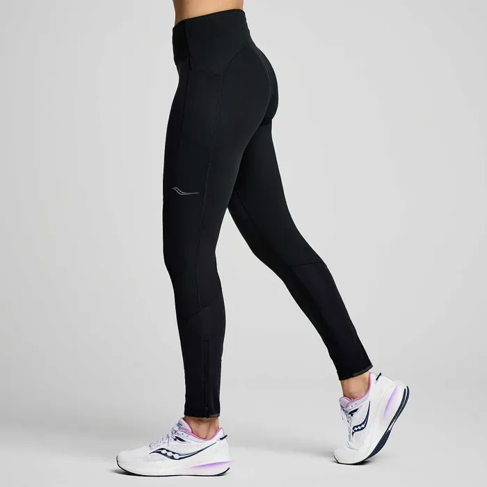 Saucony Bottoms Women Hurricane Wind Tight Black