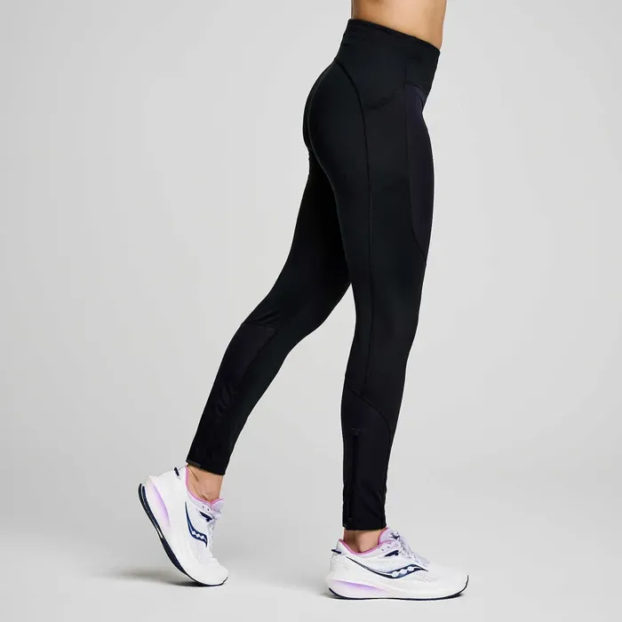 Saucony Bottoms Women Hurricane Wind Tight Black