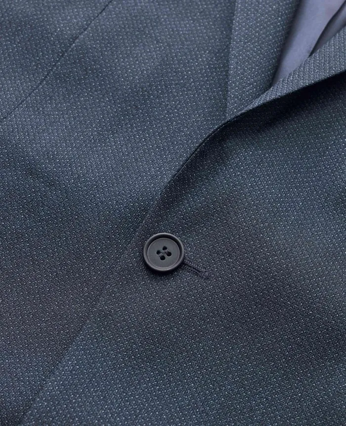 Savile Row Company Blue WoolBlend Micro Pattern Patch Pocket Jacket Men Blazers And Jackets Savile Row Company Blue WoolBlend Micro Pattern Patch Pocket Jacket Men Blazers And Jackets