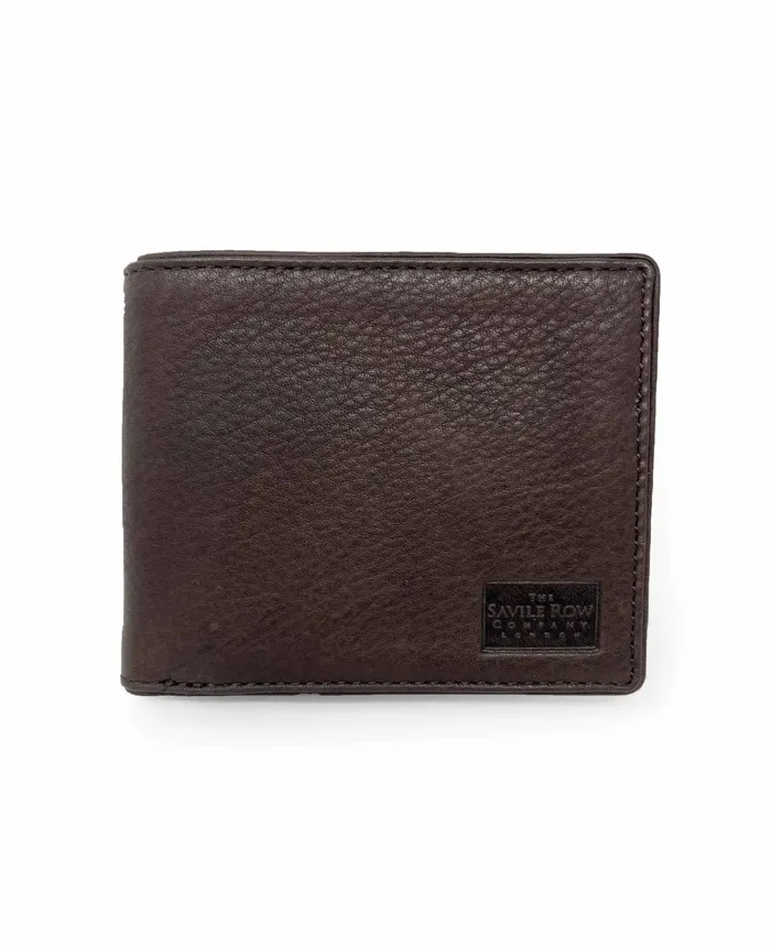 Savile Row Company Brown Leather Billfold Wallet Brown Men Leather Goods
