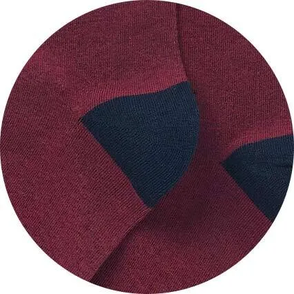 Savile Row Company Burgundy Cotton Mix Three Pack Socks Burgundy W Navy Men Socks Savile Row Company Burgundy Cotton Mix Three Pack Socks Burgundy W Navy Men Socks