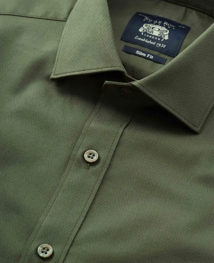 Savile Row Company Khaki Stretch Cotton Slim Fit Formal Shirt 8211 Single Cuff Khaki Men Formal Shirts Savile Row Company Khaki Stretch Cotton Slim Fit Formal Shirt 8211 Single Cuff Khaki Men Formal Shirts