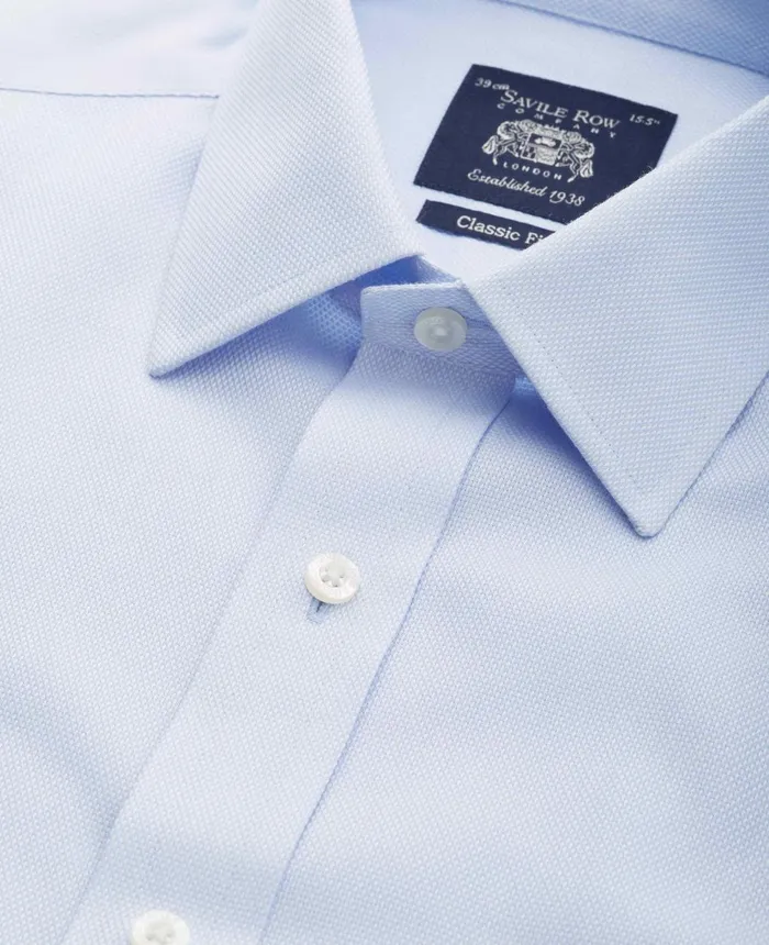 Savile Row Company Light Blue Cotton Classic Fit NonIron Shirt 8211 Double Cuff Light Blue Men NonIron Shirts Savile Row Company Light Blue Cotton Classic Fit NonIron Shirt 8211 Double Cuff Light Blue Men NonIron Shirts