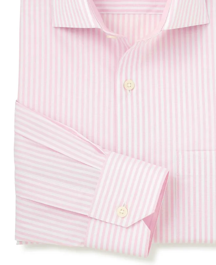 Savile Row Company Pink Cotton Bengal Stripe Classic Fit SmartCasual Shirt 8211 Single Cuff Pink Bengal Stripe Men Casual Shirts Savile Row Company Pink Cotton Bengal Stripe Classic Fit SmartCasual Shirt 8211 Single Cuff Pink Bengal Stripe Men Casual Shirts