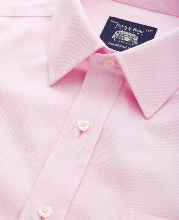 Savile Row Company Pink Cotton Classic Fit NonIron Shirt 8211 Single Cuff Pink Men Formal Shirts Savile Row Company Pink Cotton Classic Fit NonIron Shirt 8211 Single Cuff Pink Men Formal Shirts