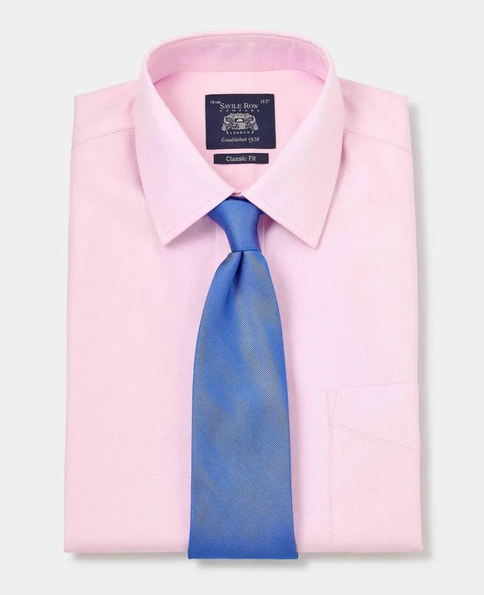 Savile Row Company Pink Cotton Classic Fit NonIron Shirt 8211 Single Cuff Pink Men Formal Shirts Savile Row Company Pink Cotton Classic Fit NonIron Shirt 8211 Single Cuff Pink Men Formal Shirts