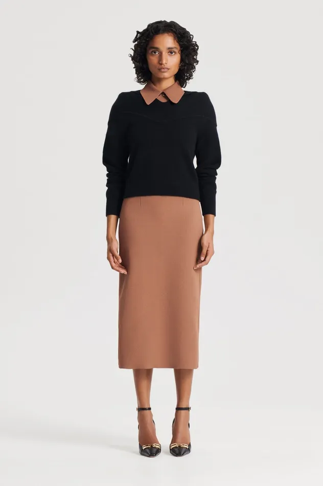 Scanlan Theodore CASHMERE HOODED SWEATER BLACK Women Sweaters