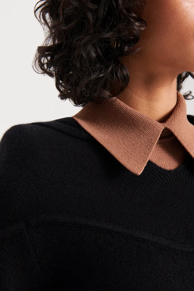 Scanlan Theodore CASHMERE HOODED SWEATER BLACK Women Sweaters