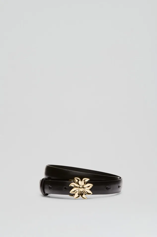 Scanlan Theodore FLOWER BUCKLE BELT 2 NERO Women Belts