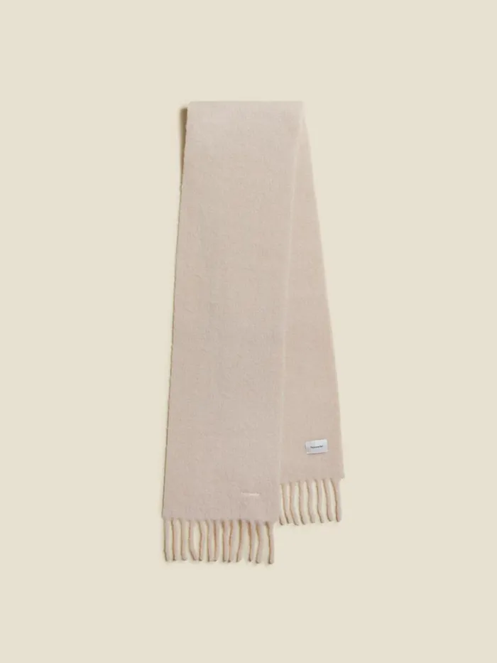 Scarves WomenMen Holzweiler Aster Solid Cream