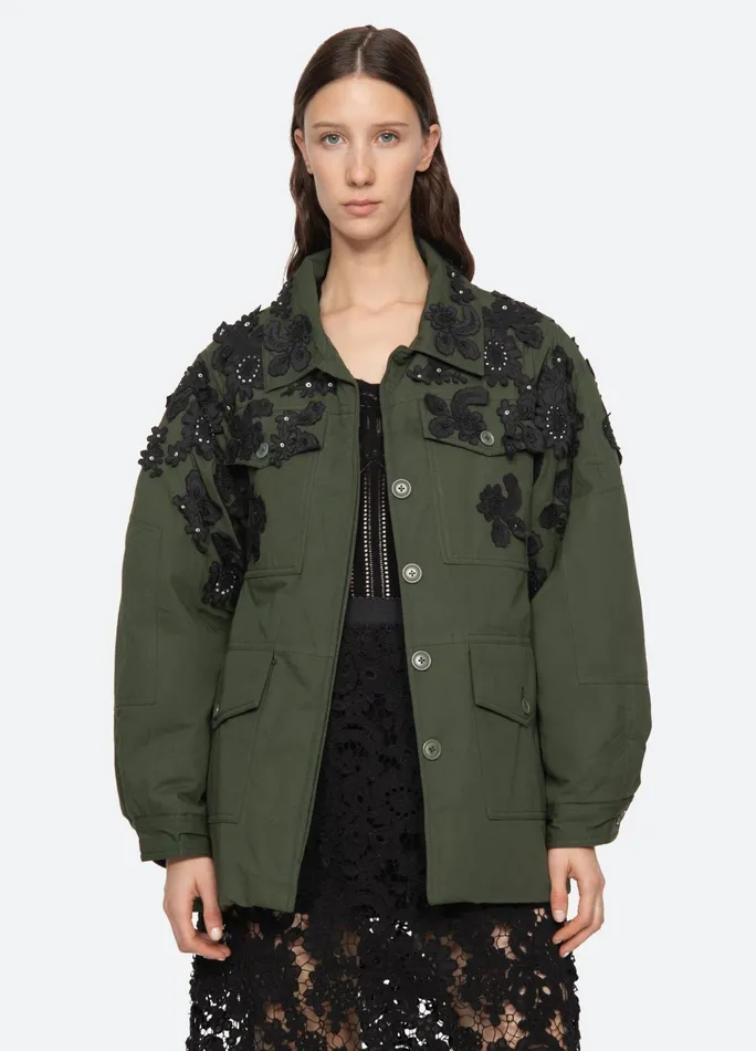 Sea New York Outerwear Sabine Jacket Forest 8211 Women