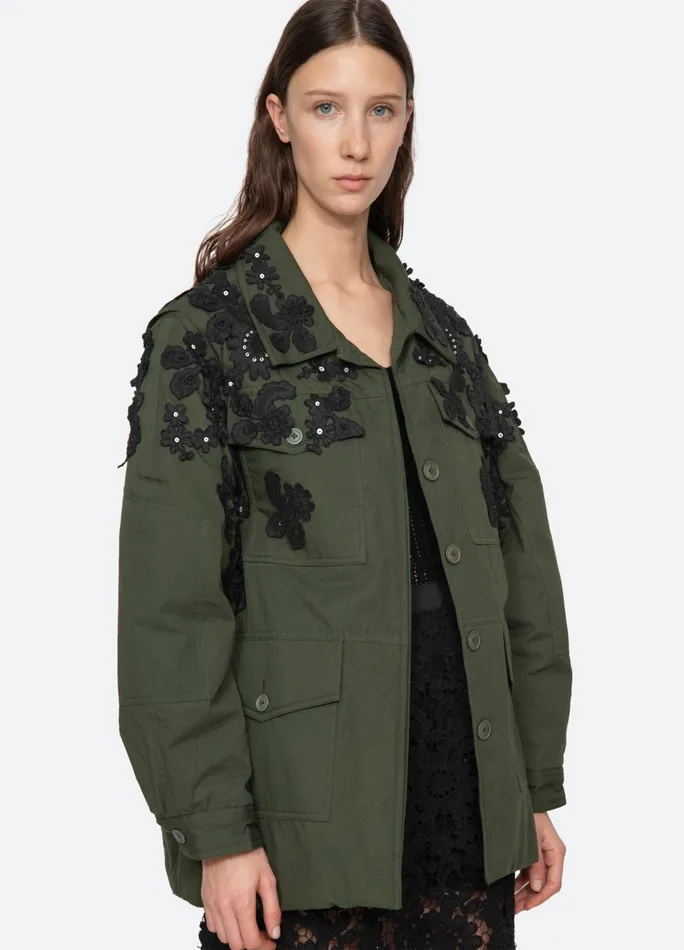 Sea New York Outerwear Sabine Jacket Forest 8211 Women