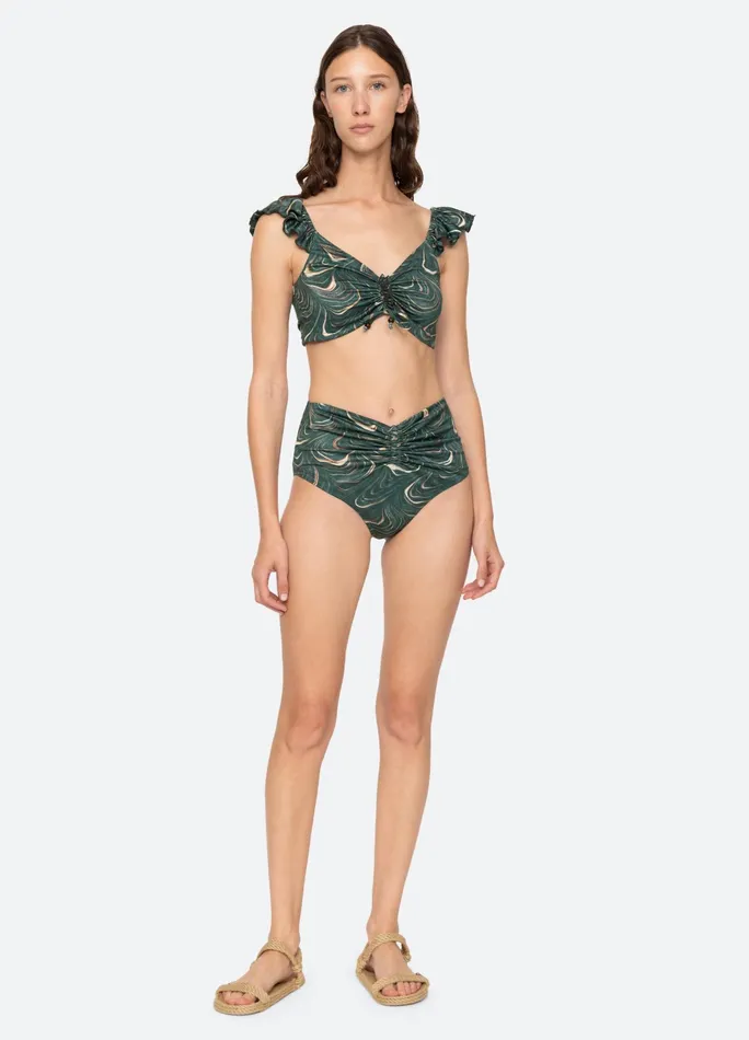 Sea New York Swimwear Amara Bikini Top Green 8211 Women