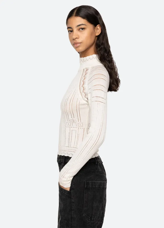 Sea New York Tops Paxton Turtleneck Burgundy 8211 Women