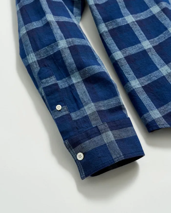 Shirting Men Billy Reid Tuscumbia Shirt Bd Indigo