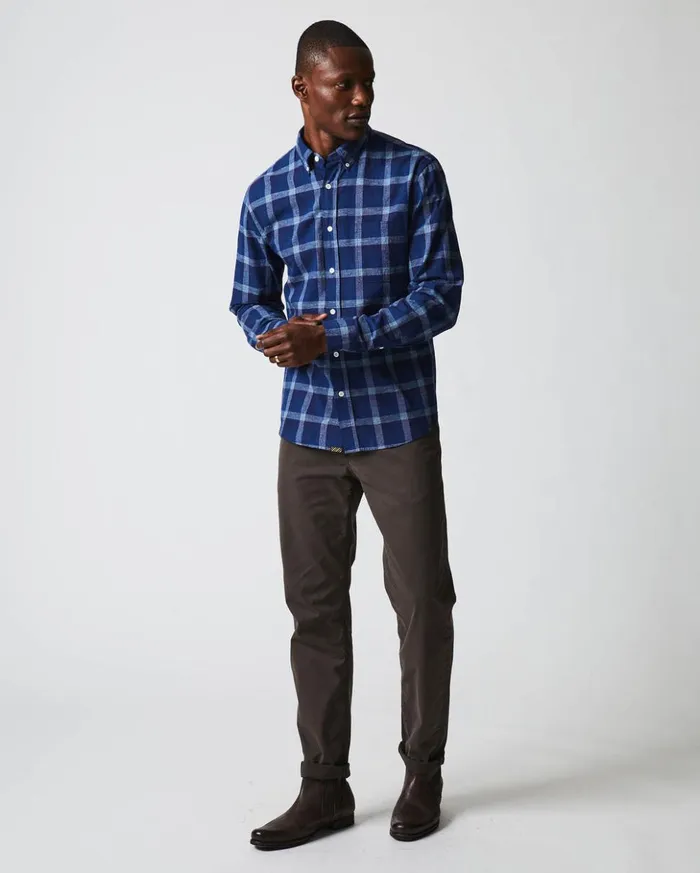 Shirting Men Billy Reid Tuscumbia Shirt Bd Indigo