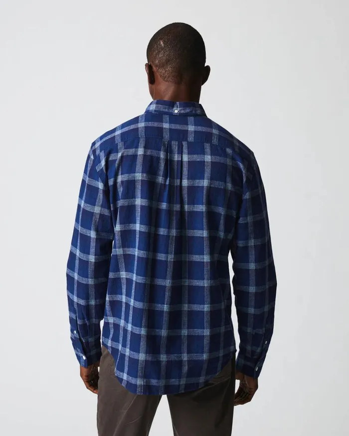 Shirting Men Billy Reid Tuscumbia Shirt Bd Indigo