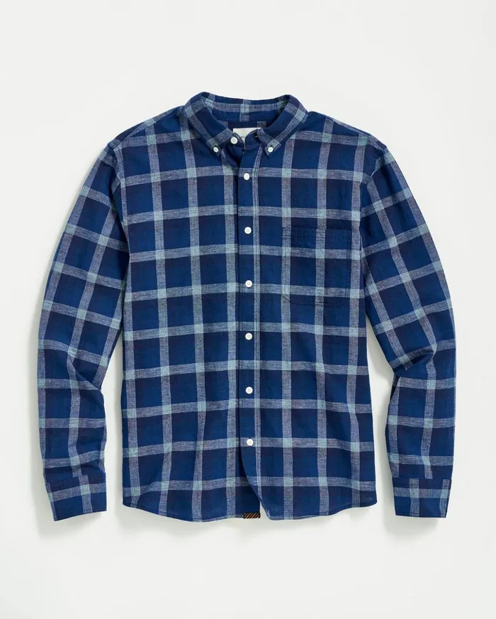 Shirting Men Billy Reid Tuscumbia Shirt Bd Indigo