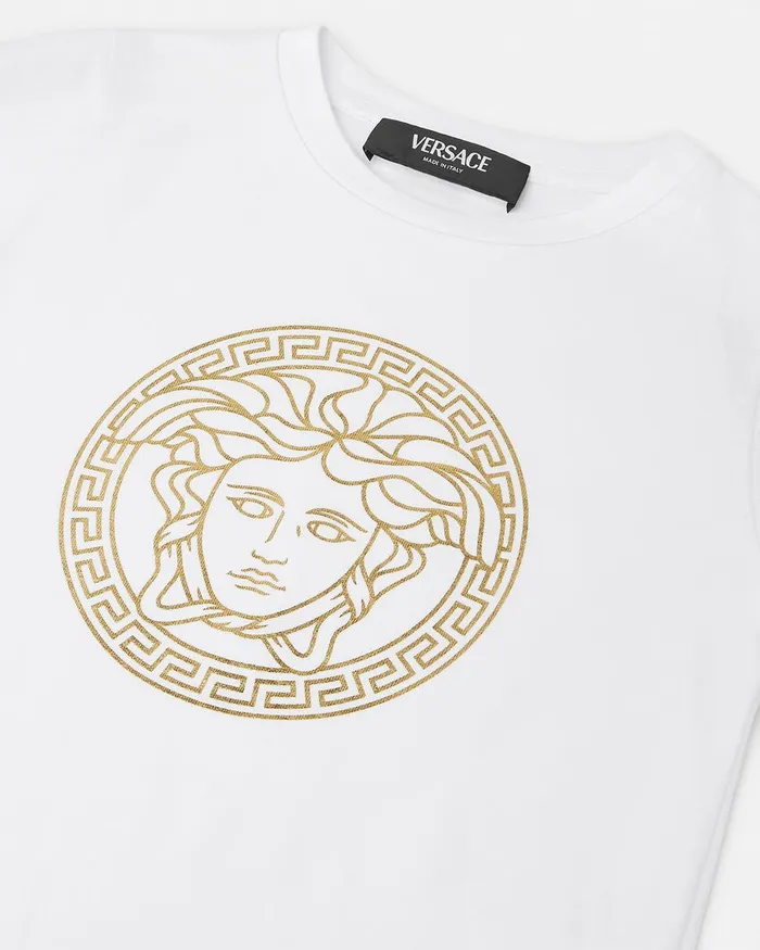 Shirts and Tshirts Kids Versace Medusa TShirt Whiteprint