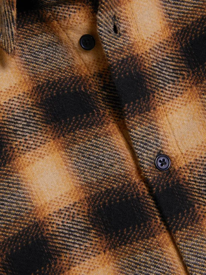 Shirts and Tops Men Holzweiler Elja Check Shirt Brown Mix