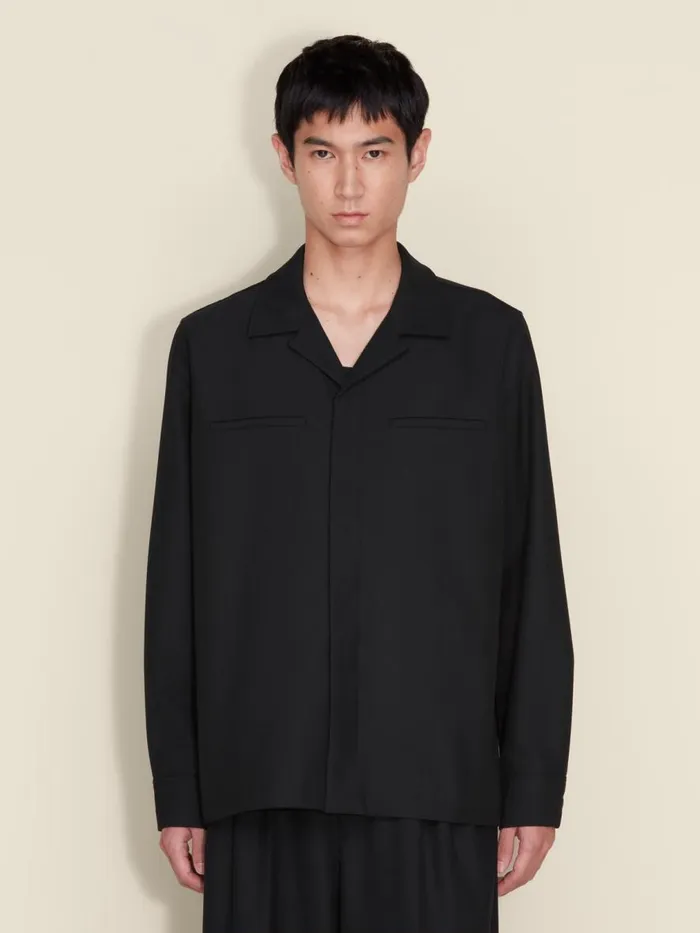Shirts and Tops Men Holzweiler Tim Overshirt Black