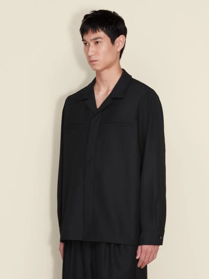 Shirts and Tops Men Holzweiler Tim Overshirt Black