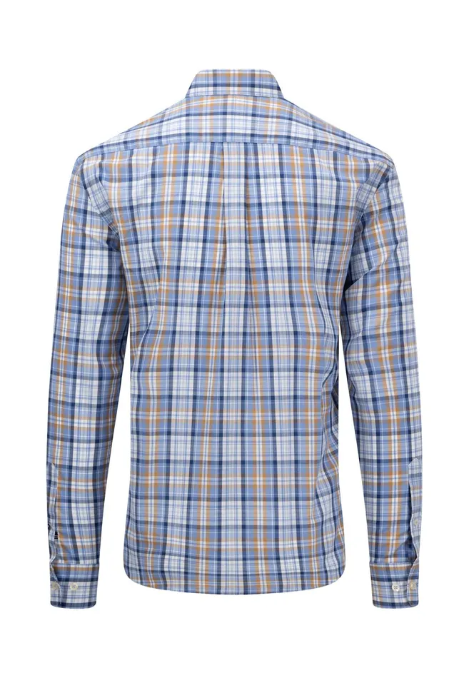 Shirts Men FYNCHHATTON Checked Buttondown Shirt Crystal Blueimpalaleaf Greenorient Red Shirts Men FYNCHHATTON Checked Buttondown Shirt Crystal Blueimpalaleaf Greenorient Red