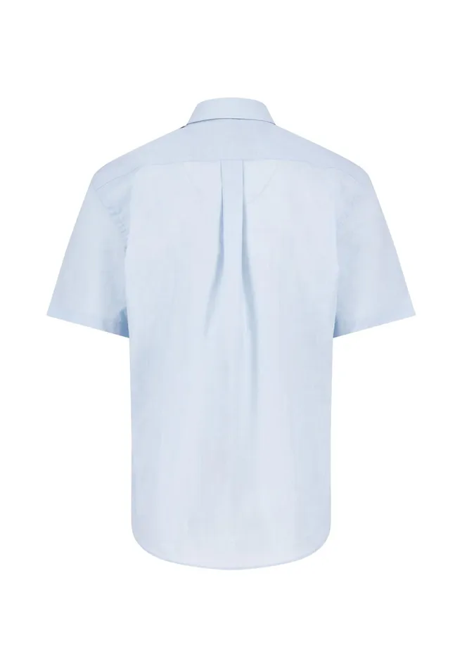 Shirts Men FYNCHHATTON Halbbar Shirt Made Of 100 Soft Cotton Peesummer Breezenavywhite