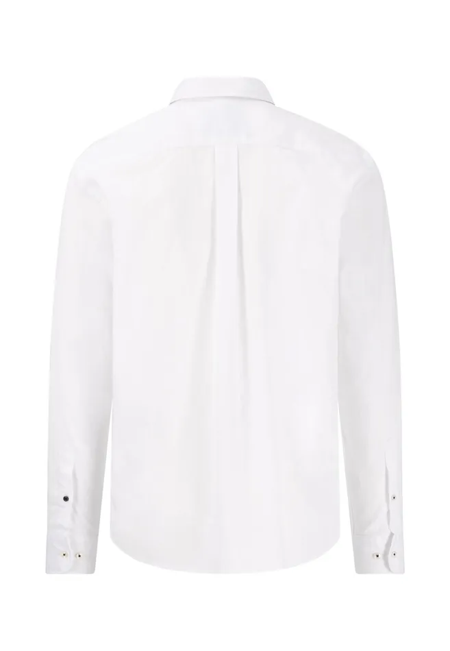 Shirts Men FYNCHHATTON Shirt With Buttondown Collar Summer Breezenavywhite