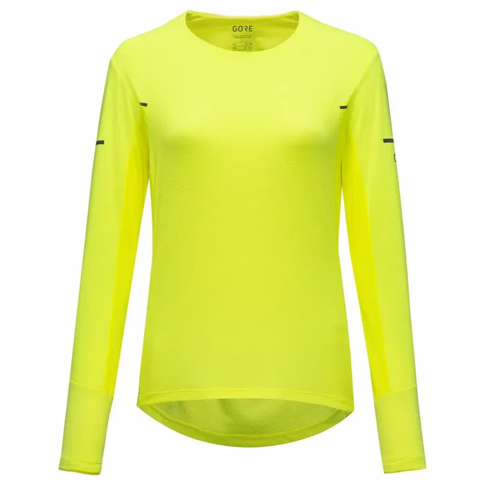 Shirts Women GOREWEAR Vivid LS Shirt Womens Neon Yellow
