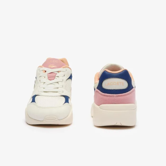 Shoes and Accessories Kids Lacoste Children039s Storm 96 Lo Vintage Sneakers Off Whtpnk 06c