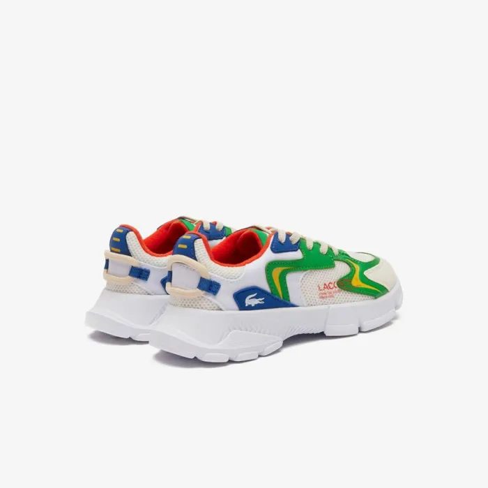 Shoes and Accessories Kids Lacoste Childrens L003 Neo Sneakers Whiteblue 080